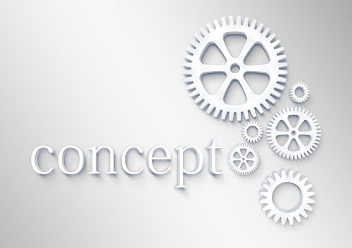 gears concept logo