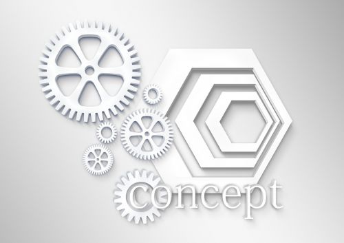 gears concept logo