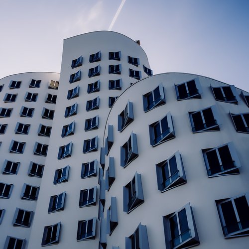 gehry buildings  düsseldorf  media harbour