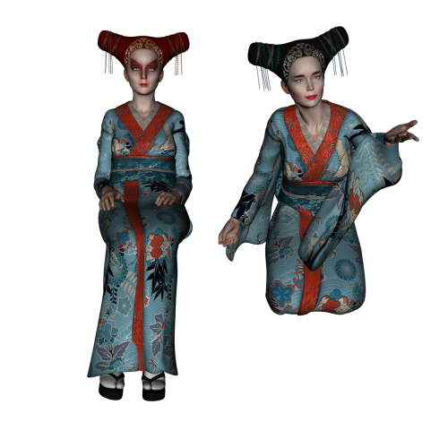 geisha kimono japan