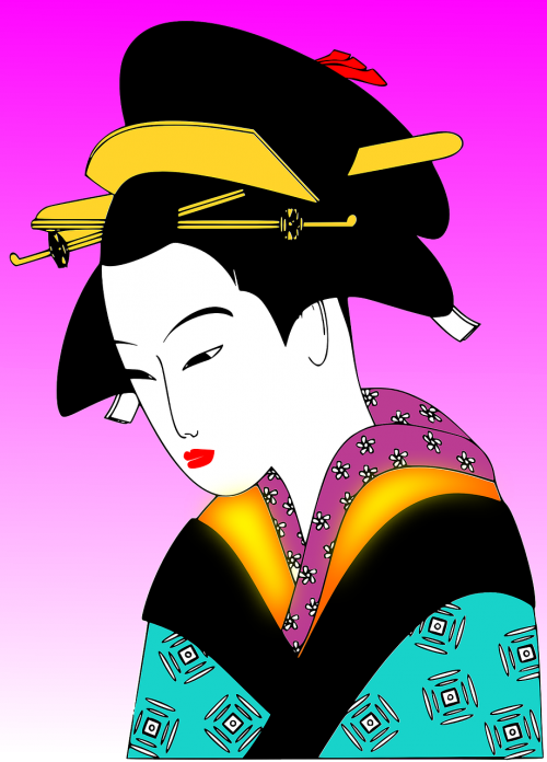 geisha girl japanese traditional