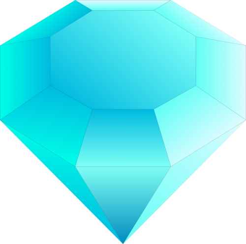 gemstone diamond blue