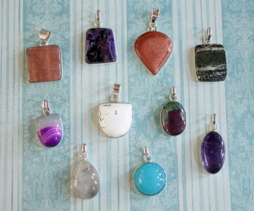 gemstone pendants gem