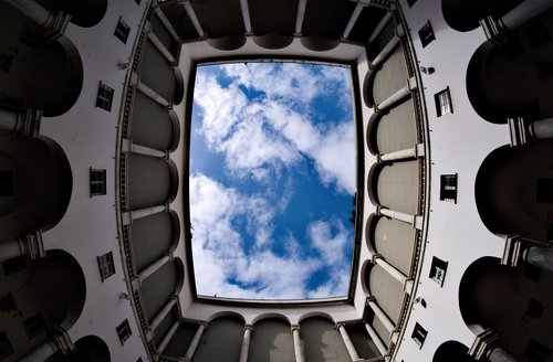 genoa  palazzo  clouds