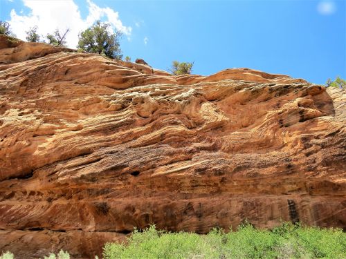 geology red sandstone unusual rock strata