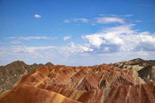 geology  danxia  colorful