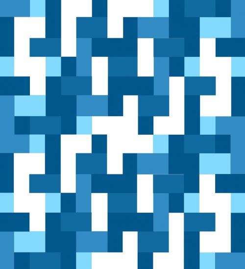 geometric blue shades