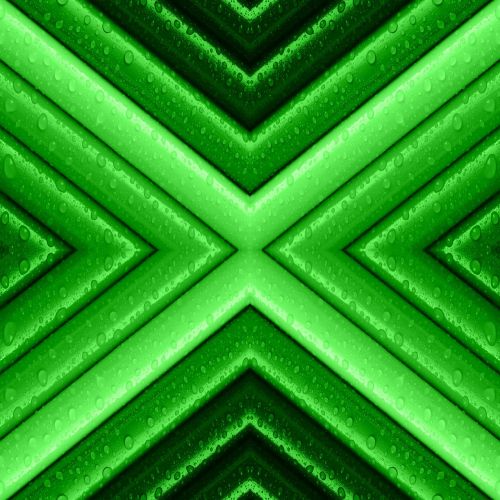 geometric texture green