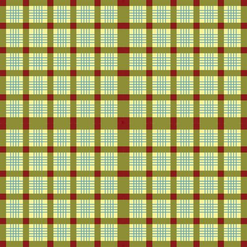 geometric tartan pattern