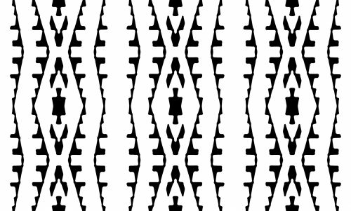 Geometric Black And White Pattern