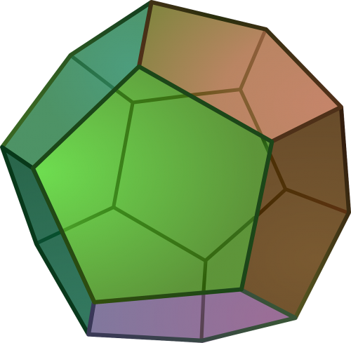 geometry pyritohedron dodecahedron