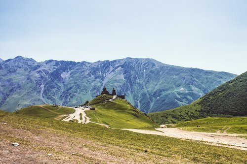 georgia  kazbek  mountain