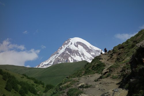 georgia  mountains  kazbek