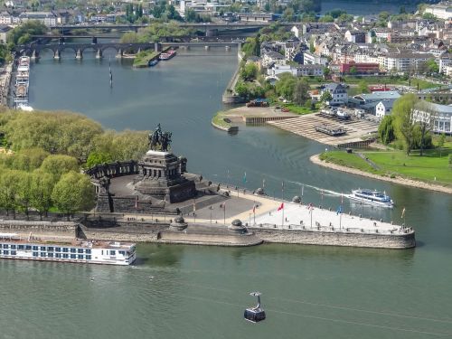 german corner koblenz rhine