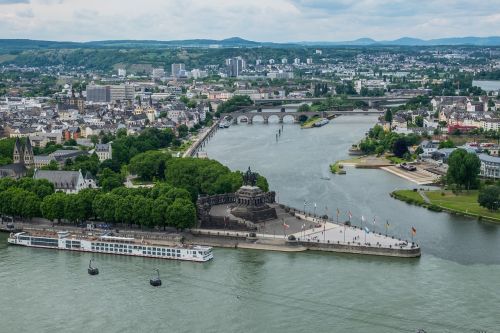 german corner koblenz rhine