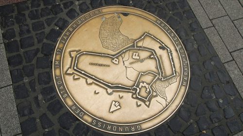 germany german map pavement
