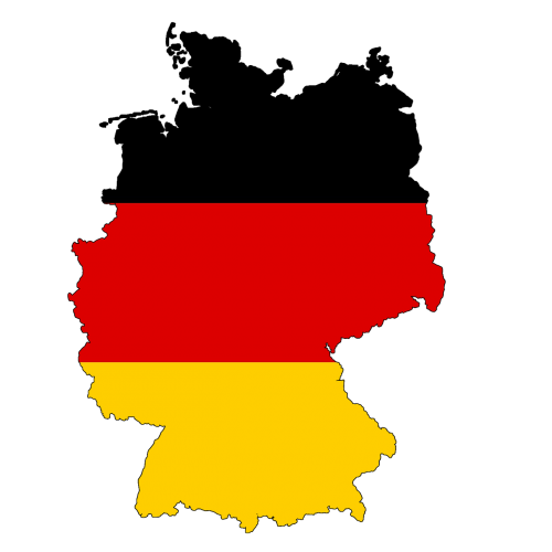 germany map flag