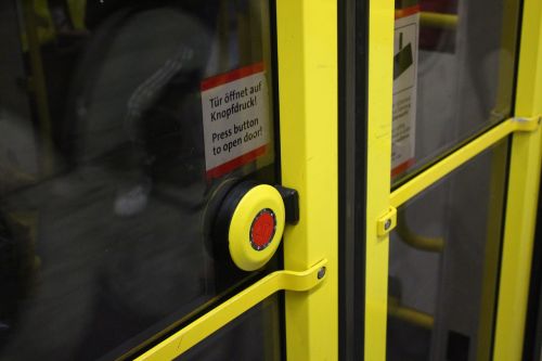 germany tram button