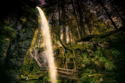 germany waterfall landscape