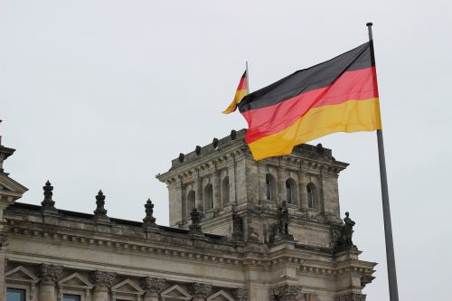 germany flag reichstag