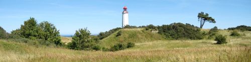 germany the island of hiddensee lighthouse