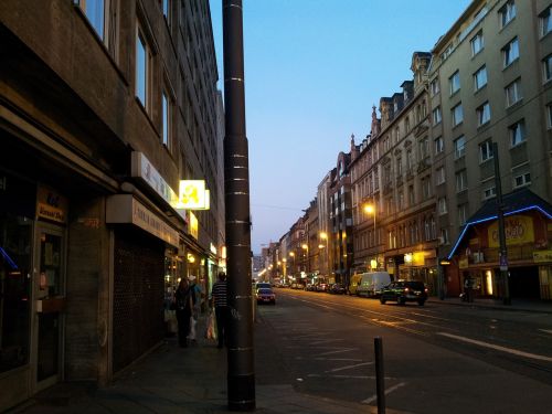 germany night view street