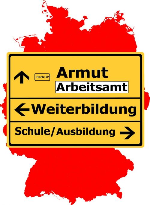 germany map traffic sign