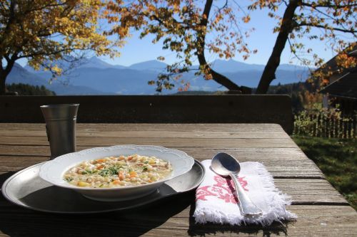 gerst soup autumn south tyrol