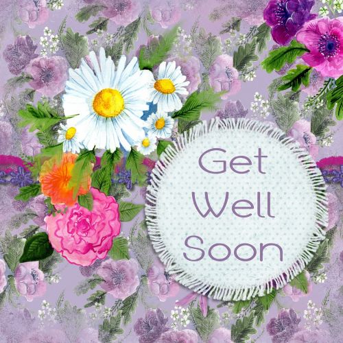 get well flower greeting