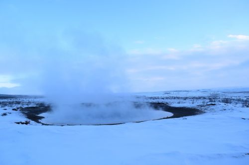 geysir iceland nature