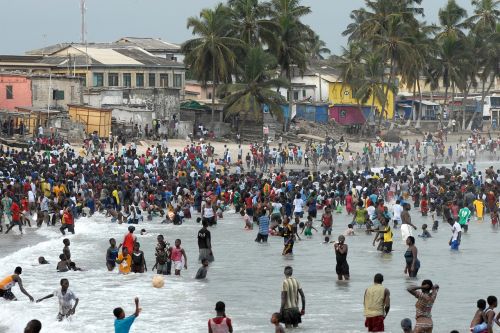 ghana water beach