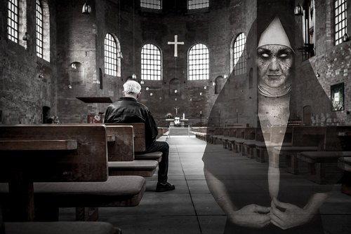 ghost  scary  nun