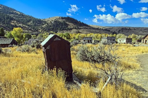 ghost town of bannack  bannack state park  bannack