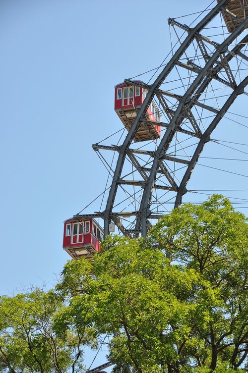 giant ferris wheel  vienna  amusement park