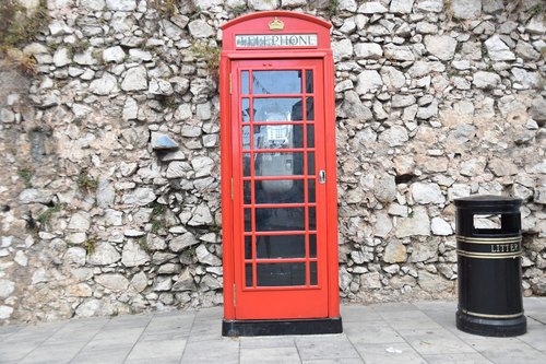 gibraltar  london  phone booth