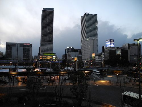 Gifu Station Square And Tower