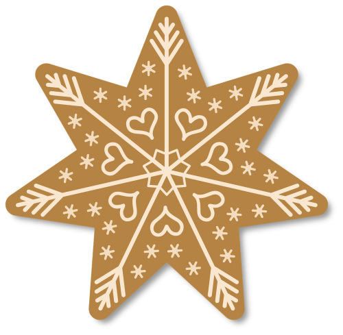 gingerbread ornament embellish