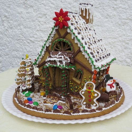 gingerbread house christmas pastries christmas