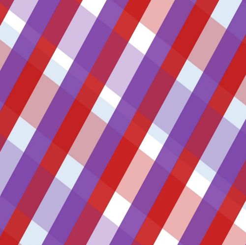 gingham geometric purple