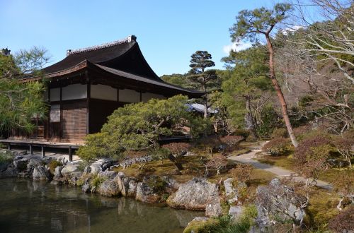 ginkaku-ji temple garden