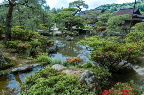 ginkaku-ji gardens kyoto japan