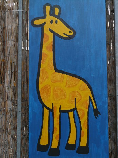 giraffe comic figure