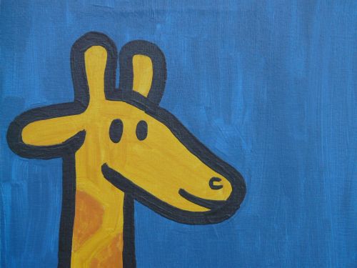 giraffe comic figure