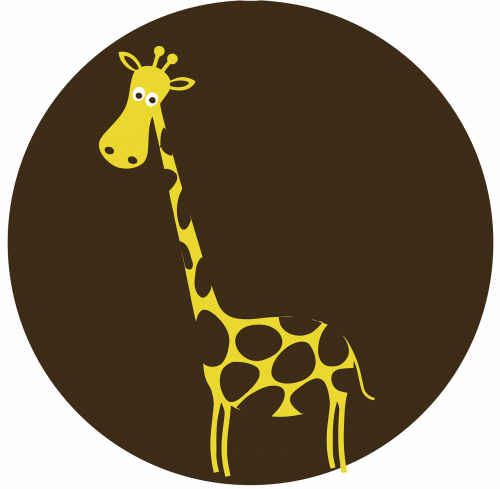 giraffe animal mammal
