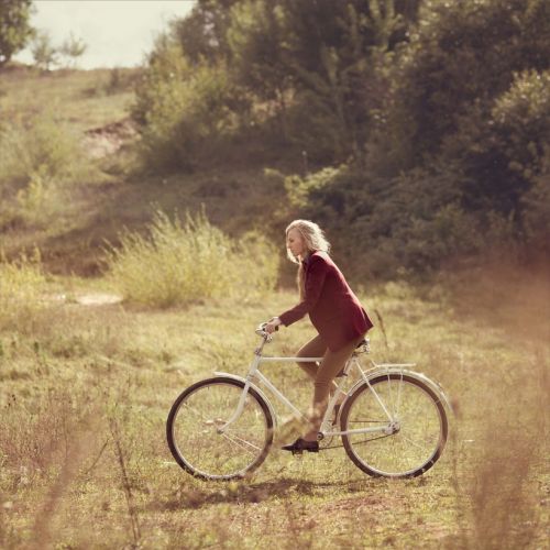 girl bike riding