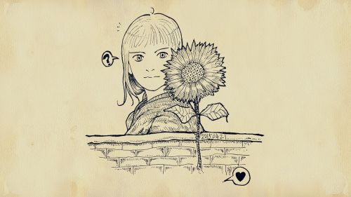 girl flower fairy tale