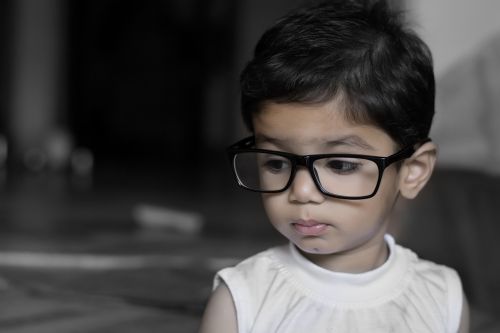 girl child glasses