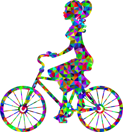 girl bike bicycle