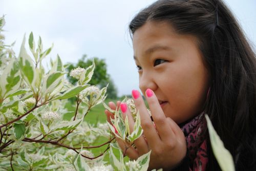 girl nature landscape