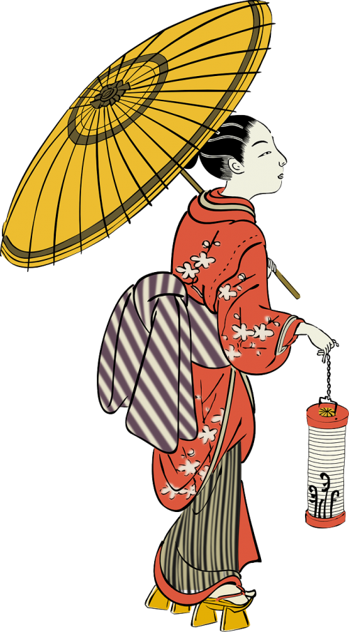 girl lantern woman